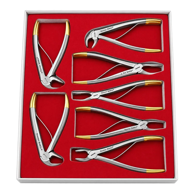Pedo tooth extracting forceps