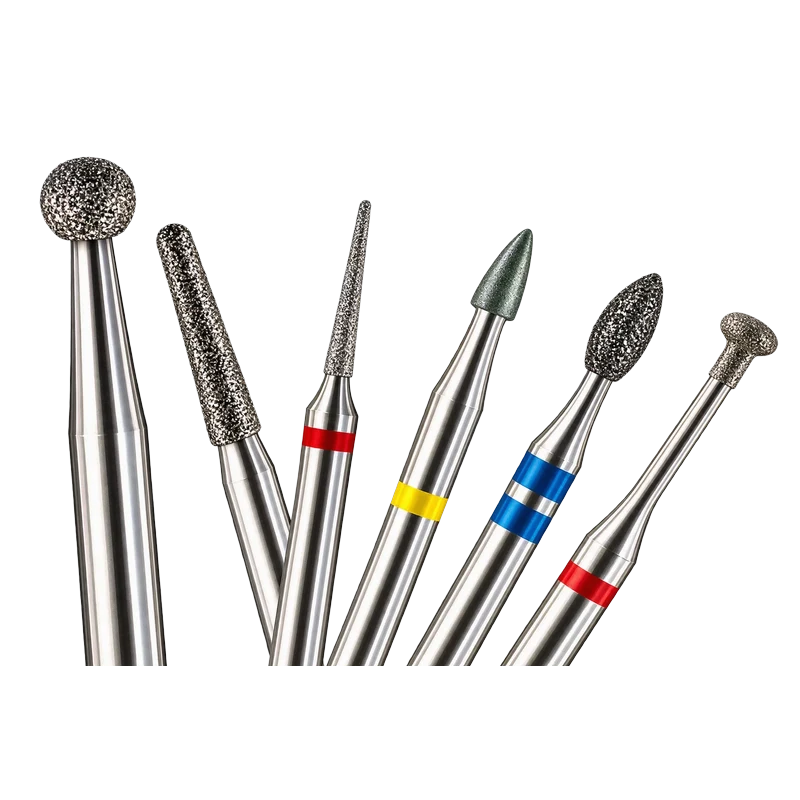 Lodden Dental Lab Polishing Tools, Diamond Burs. HP(Electroplated)