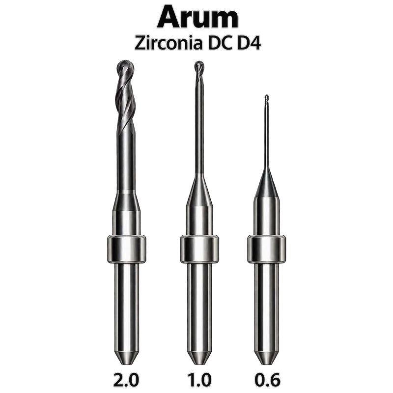 Lodden Dental Milling Burs, Arum Zirconia