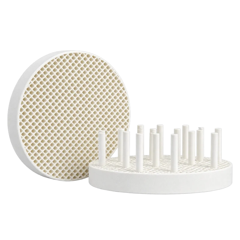 Lodden Dental Zirconia Honey Comb Sintering Round Tray with Ceramic Pins