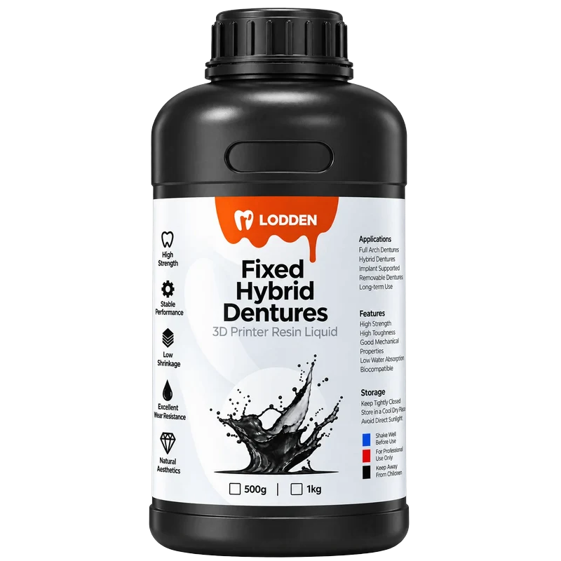 Lodden Fixed Hybrid Dentures Resin