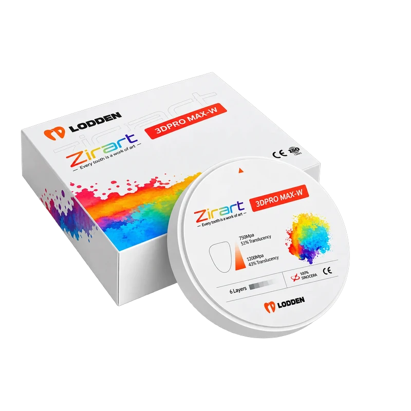 Lodden ZirArt 3D Series Multilayer Zirconia Disc